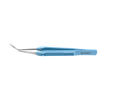 999R 4-03962/SF Capsulorhexis Forceps with Scale (2.50/5.00 mm), Cross-Action, for 1.50 mm Incisions, Straight Stainless Steel Jaws (8.50 mm), Long Lever (26.00 mm), Short (71 mm) Flat Titanium Handle, Length 100 mm