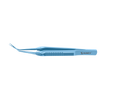 999R 4-03962/SFT Capsulorhexis Forceps with Scale (2.50/5.00 mm), Cross-Action, for 1.50 mm Incisions, Straight Titanium Jaws (8.50 mm), Long Lever (26.00 mm), Short (71 mm) Flat Titanium Handle, Length 100 mm