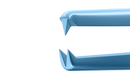 380R 4-059T Bonn Corneal Forceps, Straight, 0.12 mm, 1x2 Teeth, Small Size, Flat Handle, Length 72 mm, Titanium