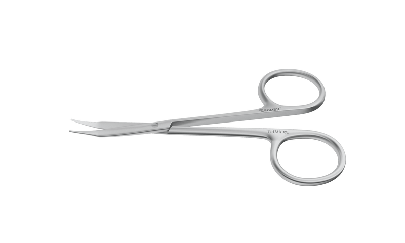 335R 11-131S Stevens Tenotomy Scissors, Curved, Sharp Tips, Length 115 mm, Stainless Steel