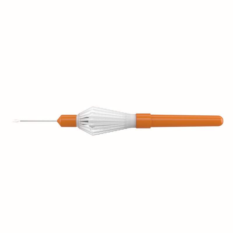 999R 12-304-23DP Disposable Vitreoretinal Gripping Forceps with a "Crocodile Platform", 23 Ga, Plastic Handle 360ᵒ, 6 per Box