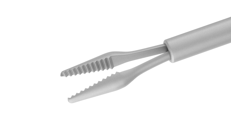 999R 12-304-23D Disposable Gripping Forceps with a "Crocodile" Platform, 23 Ga, Stainless Steel, 6 per Box