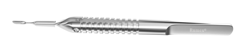 120R 7-1161S Combo Prechopper, Sharp & Blunt Blades, Straight, Cross-Action, Max Opening 3.00 mm, Round Handle, Length 121 mm, Stainless Steel