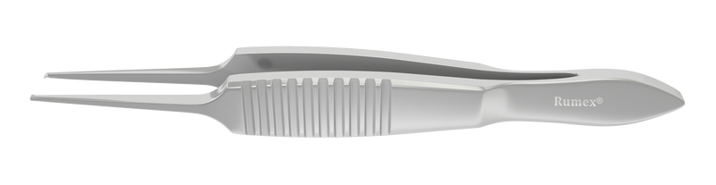 119R 4-0607S Bishop-Harmon Suturing Forceps, 0.30 mm, 1x2 Teeth, 5.00 mm Tying Platform, Length 87 mm, Stainless Steel