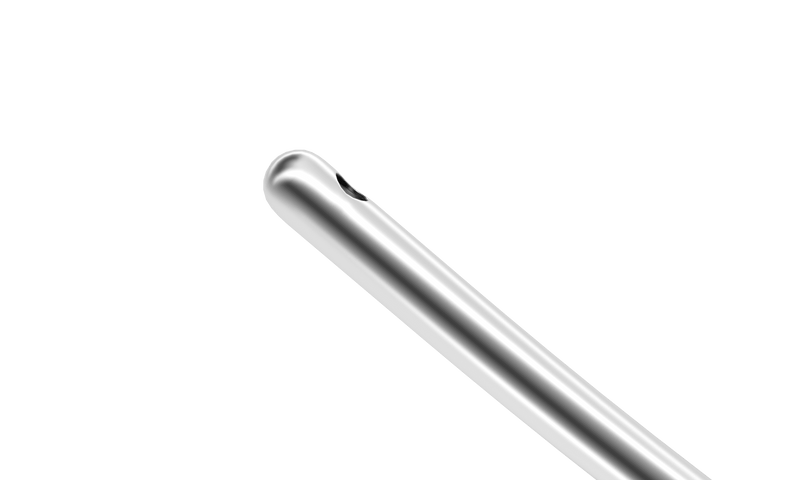 712R 15-009 Sub-Tenon's Anesthesia Cannula (Para), Curved, 19 Ga x 25 mm, 0.30 mm Side-Port