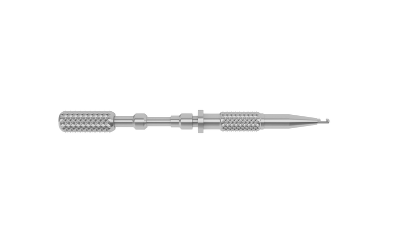 123R 16-010 Rumex Corneoscleral Punch (0.50, 0.75, 1.00, 1.50 mm Tips), Length 122 mm, Titanium Handle