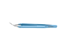 999R 4-0396/MR Capsulorhexis Forceps with Scale (2.50/5.00 mm), Cross-Action, for 1.50 mm Incisions, Straight Stainless Steel Jaws (8.50 mm), Short Lever (16.00 mm), Medium (91 mm) Round Titanium Handle, Length 110 mm