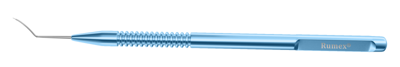 504R 20-204 Spatula for Femtosecond Laser Procedure, Length 120 mm, Round Titanium Handle