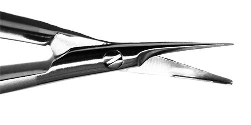 369R 11-0381S Scissors for DALK Procedure, Left, Length 106 mm, Stainless Steel