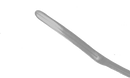 354R 13-171 Spatula for DALK Procedure, 1.00 x 9.00 mm Tip, Length 122 mm, Round Titanium Handle