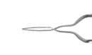 639R 4-2113S MacDonald Style Inserting Forceps, Cross-Action, Length 107 mm, Stainless Steel