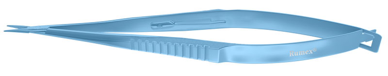 183R 8-0921T Castroviejo Needle Holder, Straight, with Lock, 13.50 mm Delicate jaws, Length 122 mm, Titanium