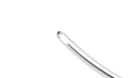 400R 7-0811 Stodulka Enhanced Irrigation Handpiece for Bimanual Technique, Curved, 21 Ga, Two Ports on Side 0.50 x 1.00 mm, Length 105 mm, Titanium Handle