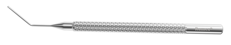 567R 13-151S Cindy Sweeper DSEK Spatula, Angled, 12.00 mm from Bent to Tip, 0.70 mm Diameter Shaft, Length 114 mm, Stainless Steel