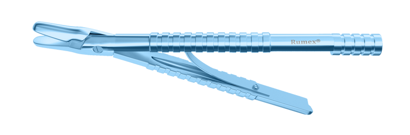 251R 1-010T Blade Holder, Round Handle, with End Lock, Length 95 mm, Titanium