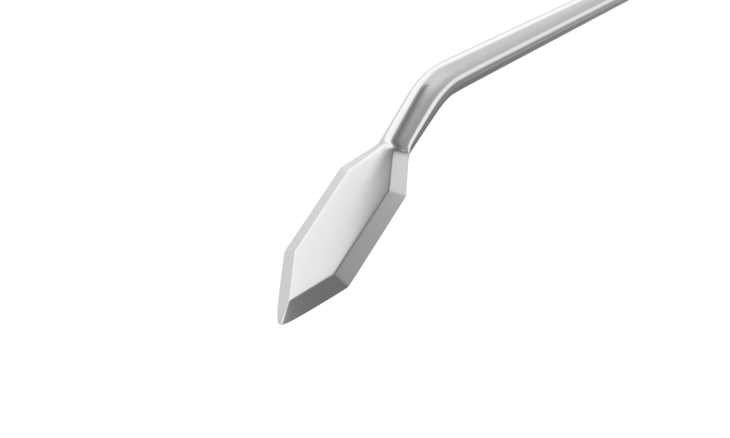 999R 20-061 Double-Ended Femto Spatula, Length 132 mm, Round Titanium Handle