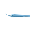 999R 4-0396/SFT Capsulorhexis Forceps with Scale (2.50/5.00 mm), Cross-Action, for 1.50 mm Incisions, Straight Titanium Jaws (8.50 mm), Short Lever (16.00 mm), Short (71 mm) Flat Titanium Handle, Length 90 mm