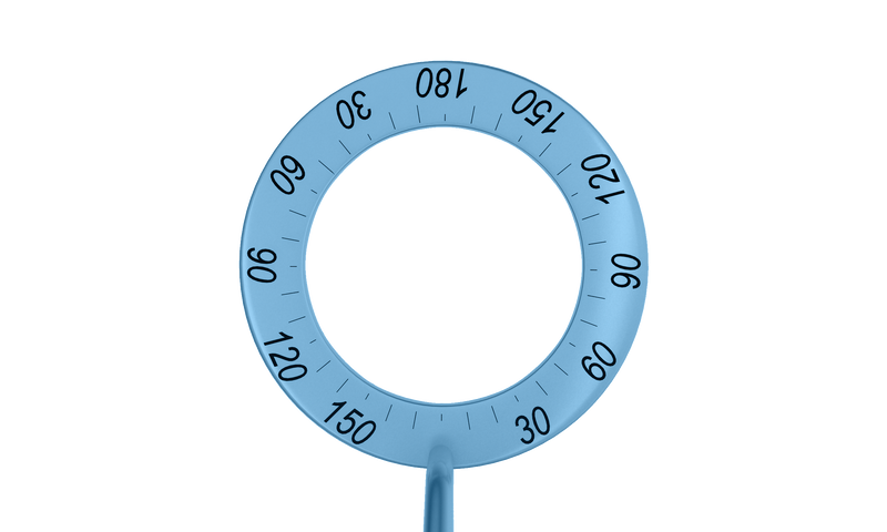 574R 2-031T LRI Gauge, with Atraumatic Fixation Teeth, 13.00/19.00 mm Diameters, Length 134 mm, Titanium