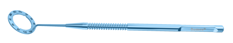 510R 2-033T Grooved Mendez Degree, with 4 Grooves, 13.00/18.00 mm Diameters, Length 136 mm, Titanium