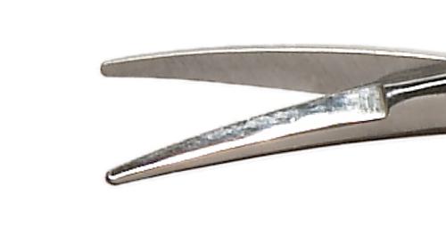 107R 11-011S Castroviejo Universal Corneal Scissors, Small, Blunt Tips, 7.50 mm Blades, Length 102 mm, Stainless Steel