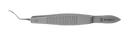 999R 4-033S Small-Incision Capsulorhexis Forceps with Double Cross-Action and Scale, Cystotome Tips, Micro-Thin Jaws, for 1.50 mm incisions, Flat Handle, Length 105 mm, Stainless Steel