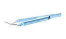 571R 4-0396 Capsulorhexis Forceps with Scale (2.50/5.00 mm), Cross-Action, for 1.50 mm Incisions, Straight Stainless Steel Jaws (8.50 mm), Short Lever (16.00 mm), Medium (91 mm) Flat Titanium Handle, Length 110 mm