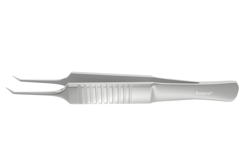 999R 4-174S McPherson Angled Tying Forceps, 8.00 mm Tying Platform, Length 103 mm, Stainless Steel