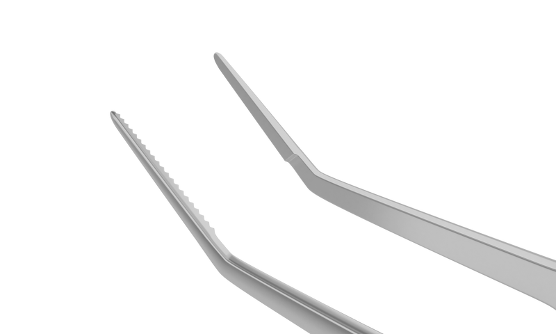 999R 4-268S SMILE Lenticule Extraction Forceps with Serrations, Length 84 mm, Stainless Steel