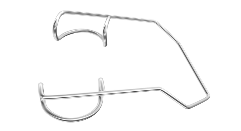 178R 14-022S Barraquer Wire Speculum, Temporal, Adult Size, 14.00 mm Blades, Length 45 mm, Stainless Steel