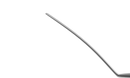 381R 13-050 Castroviejo Double-Ended Cyclodialysis Spatula, 0.50 mm Width, 10.00 mm & 15.00 mm Blades, Length 136 mm, Round Titanium Handle