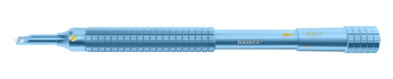 023R 6-322/6-0531 LRI Diamond Knife, 20° Trifacet Blade, 1.00 mm, Calibration Mechanism with 3 Preset Depths of 500, 550, and 600 Microns, Length 125 mm, Titanium Handle