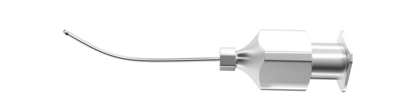 712R 15-009 Sub-Tenon's Anesthesia Cannula (Para), Curved, 19 Ga x 25 mm, 0.30 mm Side-Port