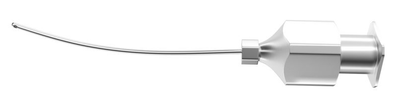 642R 15-011C-19 Sub-Tenon's Anesthesia Cannula, Curved, 19 Ga x 25 mm, 3 Ports