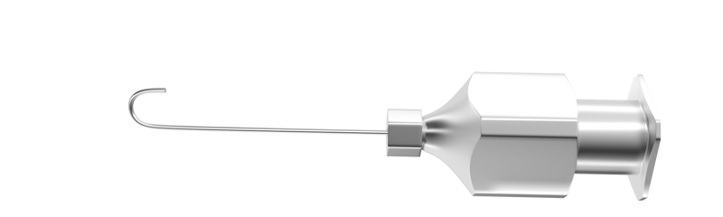 953R 15-073-27 Pearce J-Shaped, Micro Hydrodissector, 27 Ga x 22 mm