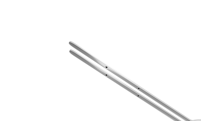 999R 15-371-25 Vidaurri LASIK Double-Armed Cannula, 25 Ga x 22 mm with 12 mm Shaft, 8 Irrigating Ports