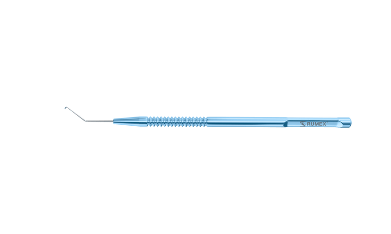 660R 7-067 Rosen Phaco Splitter, LHD, Wedge-Shaped, 60° Angled, Length 120 mm, Round Titanium Handle