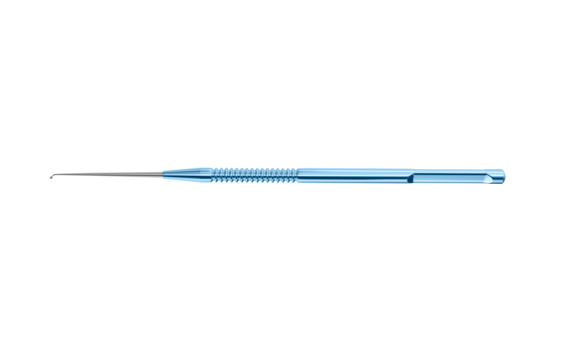 359R 7-074 Intraocular Manipulator with Ball Tip, Straight, 0.50 mm Ball Tip, Length 123 mm, Round Titanium Handle