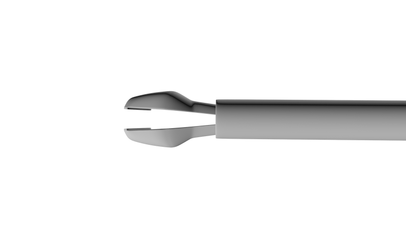 242R 4-0375 Capsulorhexis Forceps with Internal Ruler, 23 Ga, 6 Engravings, with Lock, Micro Jaws, Tip Only