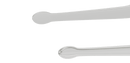 437R 4-240 Guell DMEK Forceps, Angled Shafts, Highly Polished Broad Tips, Length 103 mm, Stainless Steel