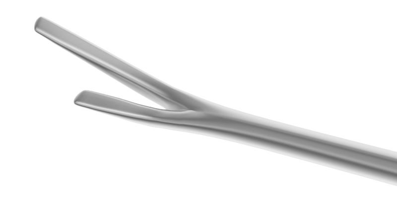 531R 13-185 Tan Marginal DMEK Dissector, Length 132 mm, Round Titanium Handle