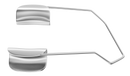 760R 14-0241S Barraquer Eye Speculum, Temporal, Solid Blades, Newborn Size, 5.00 mm Blades, Length 28 mm, Stainless Steel
