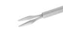 592R 12-301-23H Gripping Forceps with a sandblasted platform, Attached to a Squeeze Handle, with RUMEX Flushing System, 23 Ga