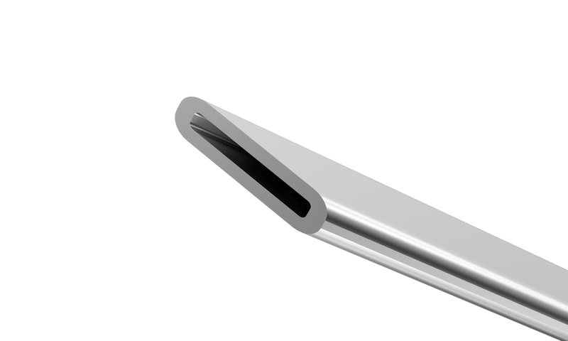 999R 21-R4027 Pearce Hydrodissector, Flattened, 27 Ga x 22 mm, 10 mm Angled Tip, Disposable, 10 per Box