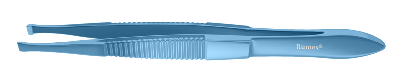 310R 4-043T Cilia Forceps, Wide, Flat Handle, Length 85 mm, Titanium