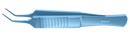 714R 4-2144T Forceps for ICRS Implantation, with 1x1 Teeth, 0.30 mm Groove, Length 85 mm, Flat Handle, Titanium