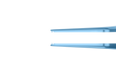 714R 4-2144T Forceps for ICRS Implantation, with 1x1 Teeth, 0.30 mm Groove, Length 85 mm, Flat Handle, Titanium