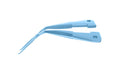 999R 4-0396/SFT Capsulorhexis Forceps with Scale (2.50/5.00 mm), Cross-Action, for 1.50 mm Incisions, Straight Titanium Jaws (8.50 mm), Short Lever (16.00 mm), Short (71 mm) Flat Titanium Handle, Length 90 mm