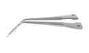 999R 4-03962/SF Capsulorhexis Forceps with Scale (2.50/5.00 mm), Cross-Action, for 1.50 mm Incisions, Straight Stainless Steel Jaws (8.50 mm), Long Lever (26.00 mm), Short (71 mm) Flat Titanium Handle, Length 100 mm