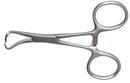 368R 16-081S Towel Forceps, Ring Handle, Length 125 mm, Stainless Steel