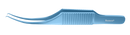 101R 4-0504T Colibri-Bonn Corneal Forceps, 0.12 mm, 1x2 Teeth, Flat Handle, Length 77 mm, Titanium